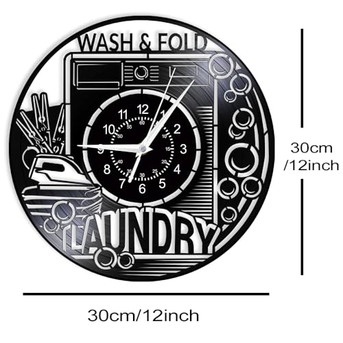 Reloj de pared silencioso analógico 12 pulg moderno miniatura 2
