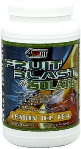 4Ever Fit Whey Protein Isolate, Fruit Blast the Isolate, Lemon Iced Tea , 2-Pound Package