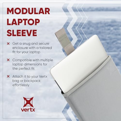 Vertx ​​Modular Laptop Sleeve Insert for Backpack, Bag Organization, Hook and Loop Attachment4