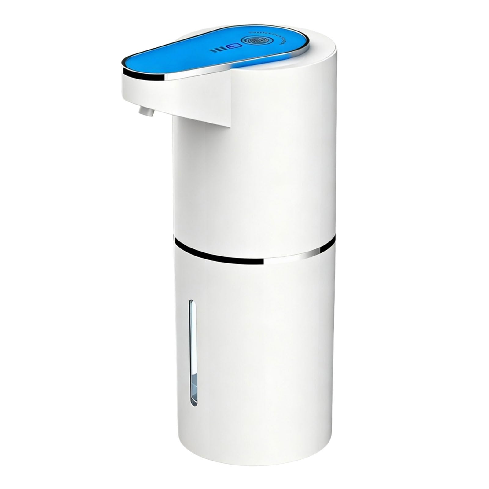 Alloneslife Blue Automatic Foam Soap Dispenser Featuring 350Ml Large Capacity And 1200Mah Rechargeable Battery For Bathroom Kitchen Household Remote Soap Dispenser