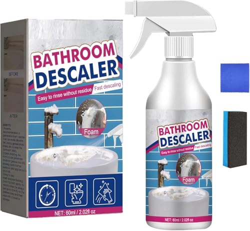 Powerful Stubborn Stains Cleaner, Bathroom Descaler cleaner, Bathroom Foam Cleaner Spray, Bubble Cleaner Foam Spray for Bathtub, Toilet, Bath, Shower (1)