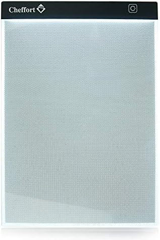 "Cheffort" Dimmable Brightness A4 LED Light Tablet Board USB LED Light Board Ultra Thin Light Pad for Diamond Painting Art Craft Tattoo Tracer for Artists Drawing Sketching Animation