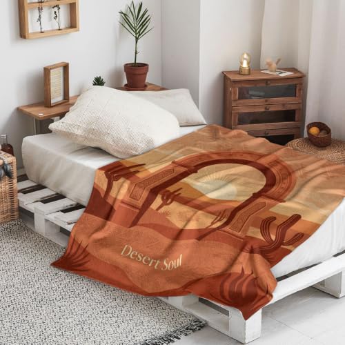 Couverture en peluche douce 127x152 cm pour lit et canapé