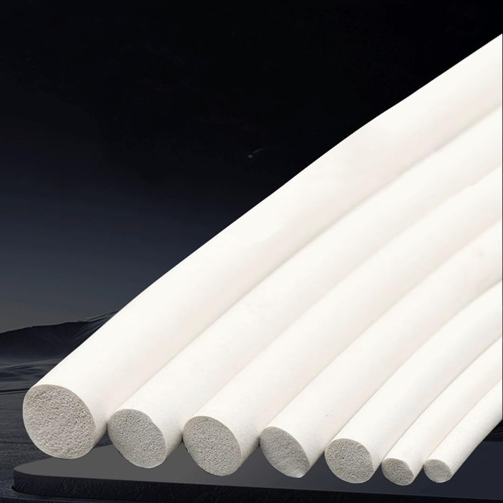Cinta adhesiva de espuma, Tira de sellado de espuma de silicona autoadhesiva, redonda, sólida, de 1 m, en varios tamaños(30mm)