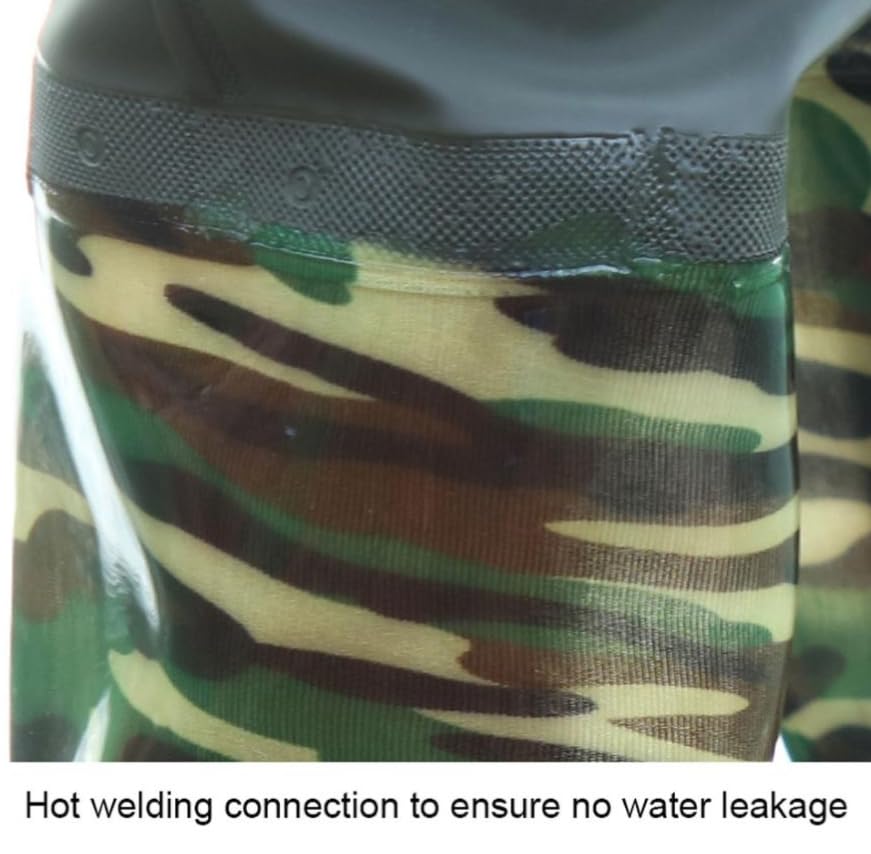 Waders da Petto, Waders da Caccia e Pesca con Stivali per Uomo e Donna, Wader Impermeabili con Stivale per Caccia e Pesca a Mosca