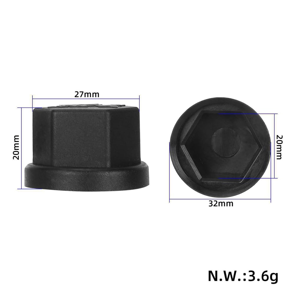 Tapones de tuerca para scooter eléctrico G2 Master E-Scooter - Protector de polvo para eje de motor