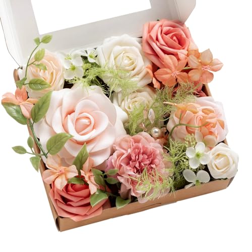 Ling's moment blush garden cream artificial flowers