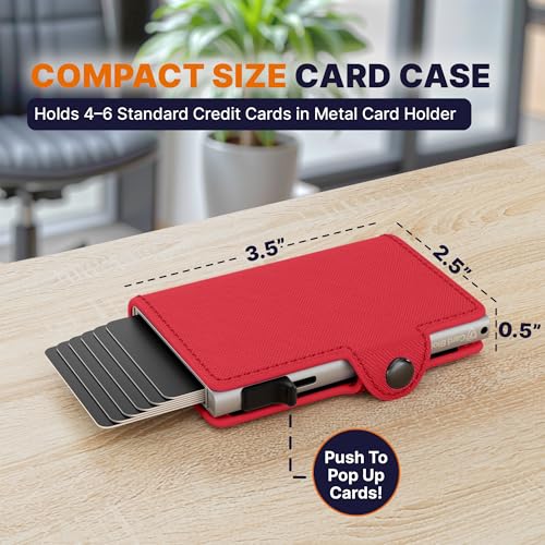 Image of Conceal Plus Pop Up Wallet for Women - Slim Wallet for Small Purse & Crossbody Bag with Quick Card Access and RFID Blocking - Compact Card Holder (4-6 Card Capacity)