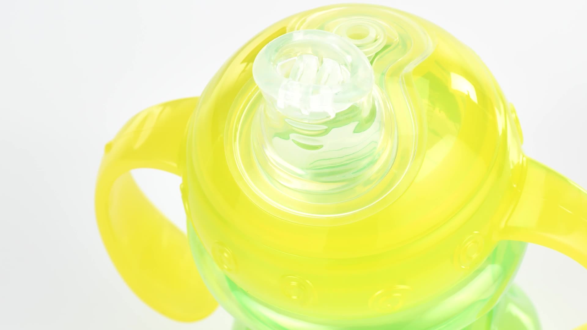 Nûby Tazza Imparabere 240ml – Anti-perdite Con Manici Rimovibili – Per Bambini Da 6 Mesi In Su, Trasparente - 4