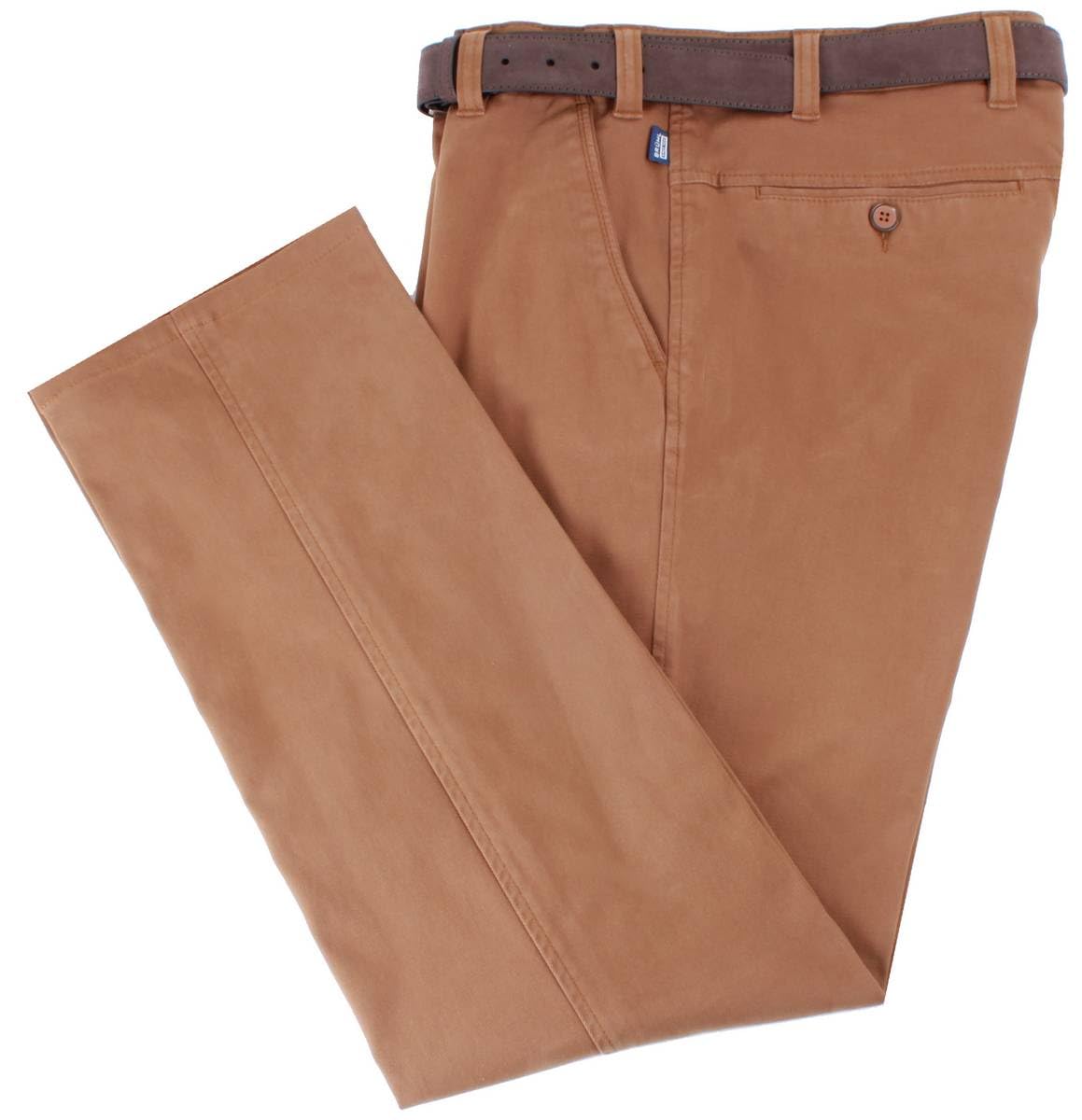 Bruhl Mens Catania B Smart Casual Trousers - Camel Brown - W32 L30