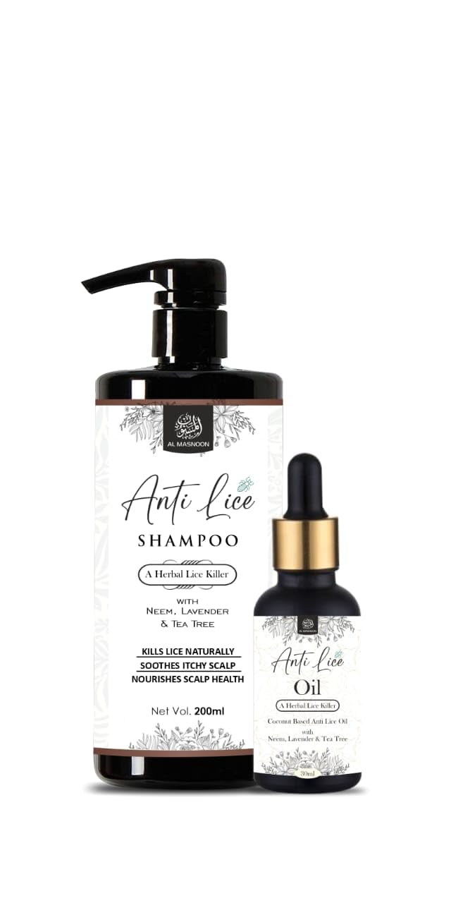 Anti-Lice Hair Oil (30ml) & Shampoo (200ml) Combo Pack | Made with Neem, Lavender & Tea Tree | Natural Lice Treatment Kit for Kids & Adults | Chemical-Free, Herbal Lice Killer Solution-picture-20