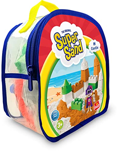 Super Sand Mochila Castillo. Arena mágica para moldear y modelar. Diversión y creatividad para niños y niñas. Manualidades. Arts and crafts Cover