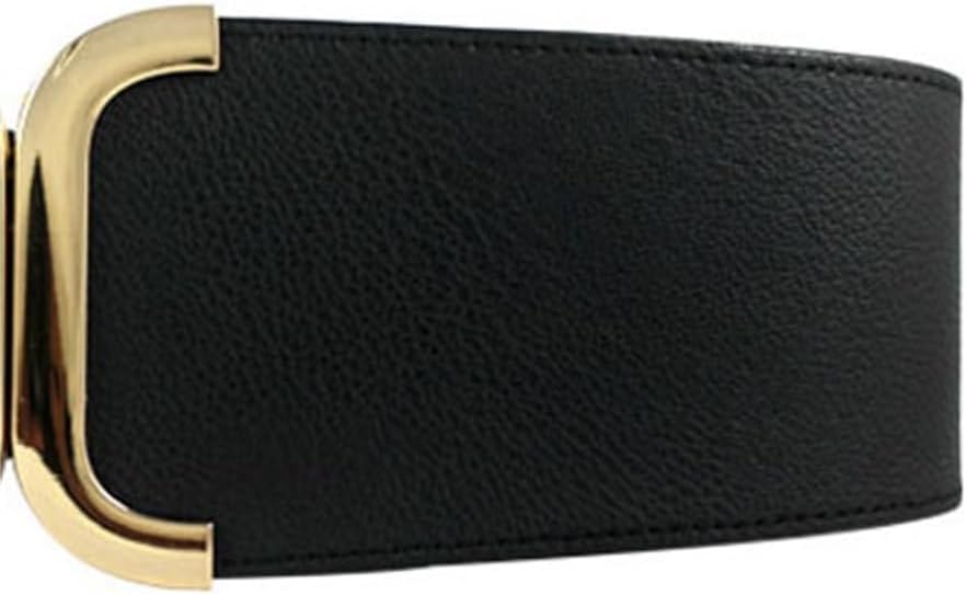 [WXQZHF] 黒帯女性の装飾的な弾性ウエストバンドとスカートウエストバンド外側エクストラワイド