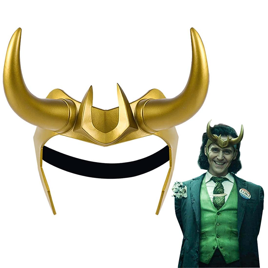 Loki Helmet Horns Cosplay, 2021 TV Loki Series Movie Thor Ragnarok Loki