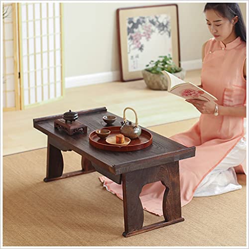 Table basse pliante Kung Fu pour petits espaces et table basse de balcon en bois - 5