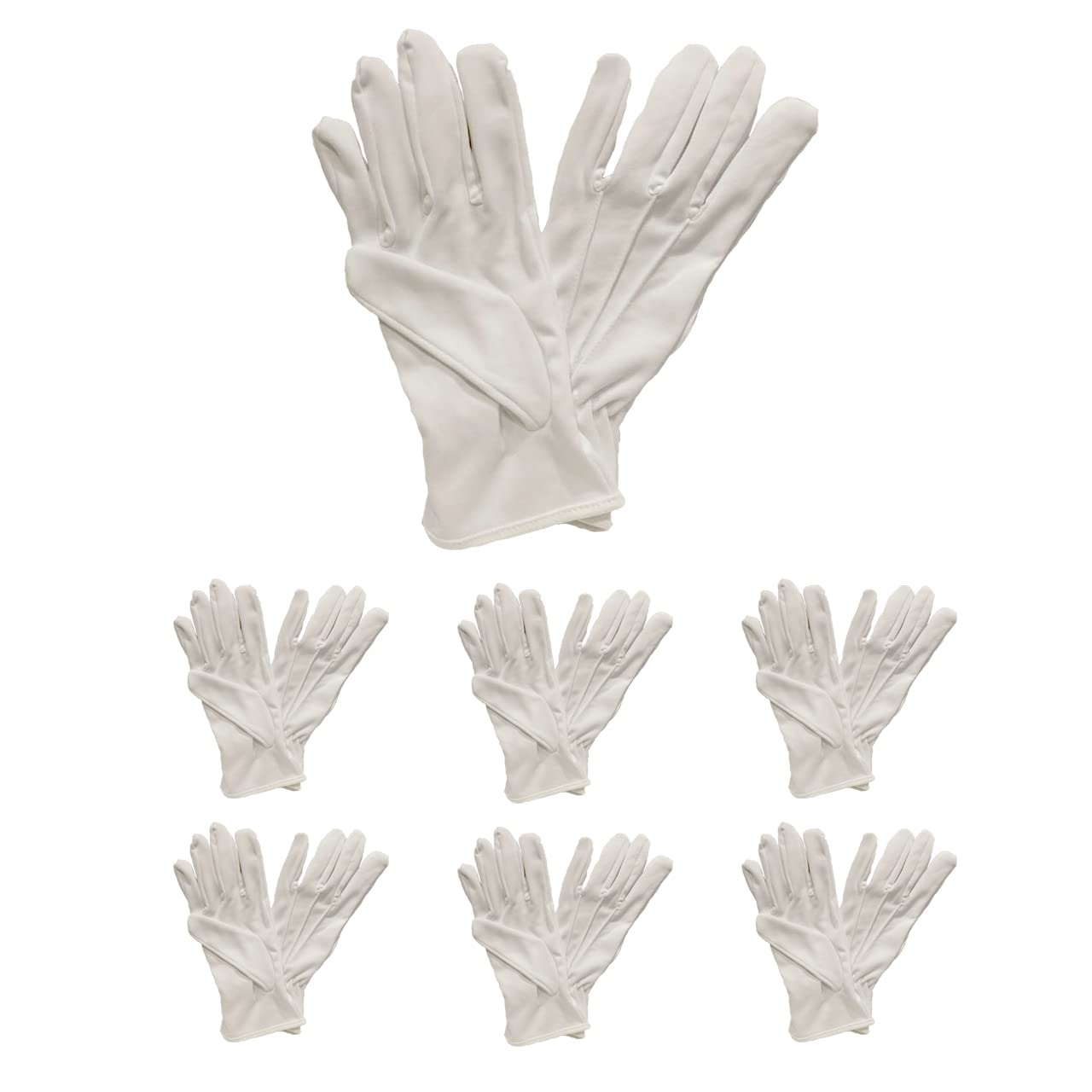 6 works Gloves, Multi-Purpose Gloves, Non-Slip Gloves with 4 Finger Seams and 3 Veins, Ergonomic Gloves for Home Garden - Image 3