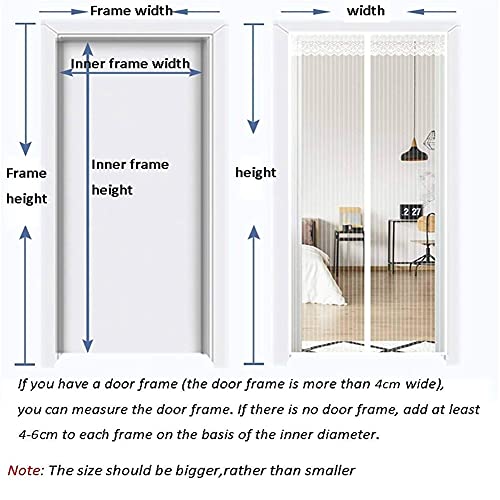 GUOYUYU Zanzariera Magnetica 110x220cm Zanzariera