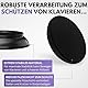 Filzada® 4x Klavieruntersetzer aus Hartholz SCHWARZ - Möbeluntersetzer für Schwere Möbel - hochwertige Piano Caster Cups - Möbel Untersetzer für alle Böden - Klavieruntersetzer Parkett