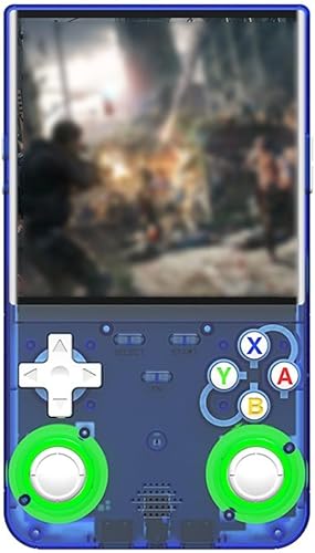 Miniatura 3 de R36 Consola de juegos portátil de 128 GB con pantalla HD de 4 pulgadas, dispositivo de juego retro para juegos clásicos, diseño portátil, material