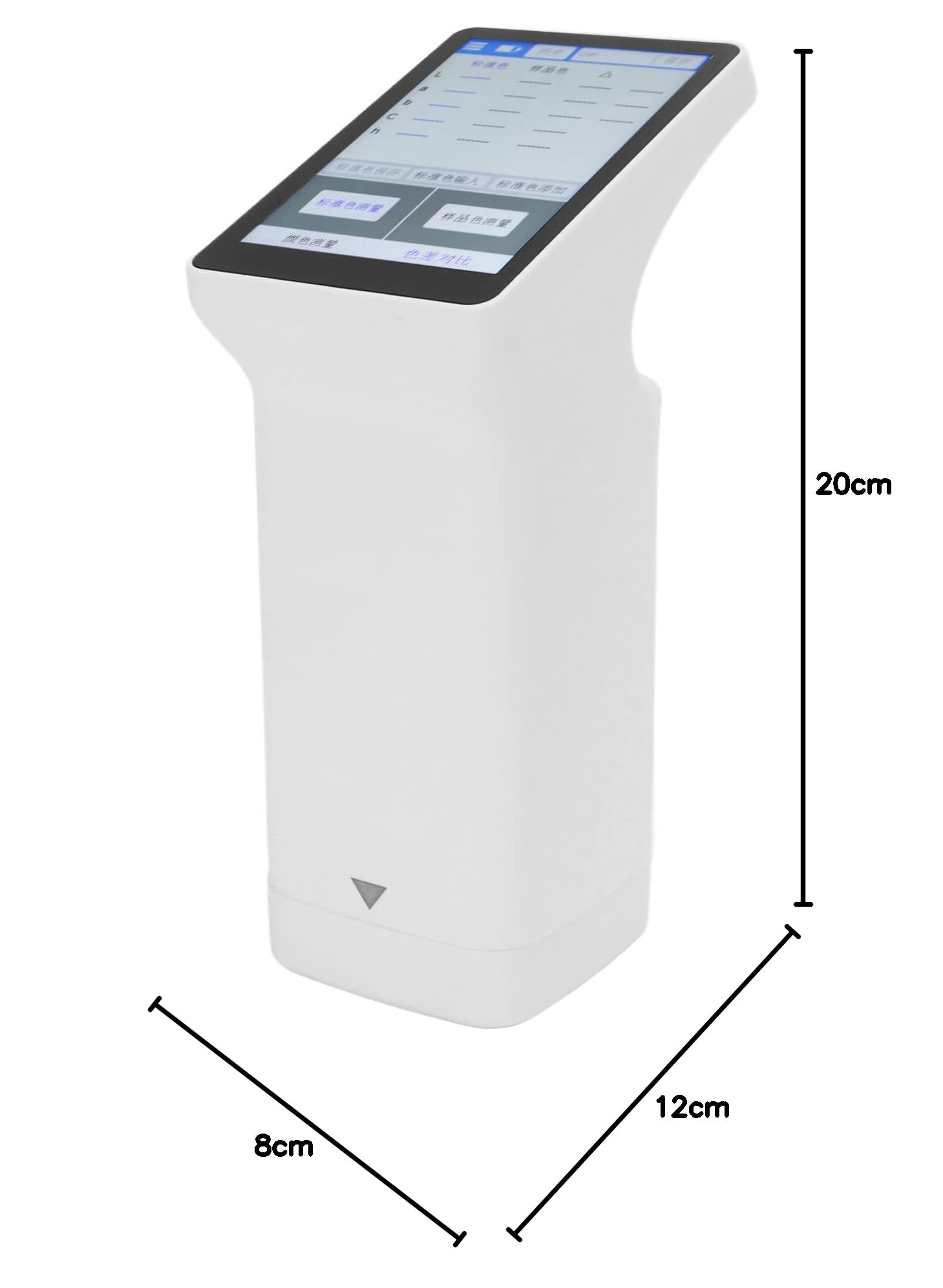 COLORIMETRO DIGITALE TESTER DEL TOUCH SCREEN 3,5 POLLICI PER CAMPIONAMENTO CROMA