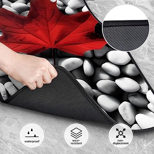 Tapis de sol de voiture en caoutchouc résistant motif Canada durable - 3