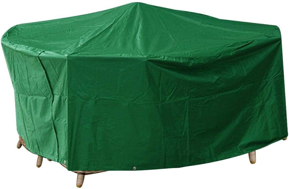 Yaheetech Rattan Garden Furniture Covers Waterproof Outdoor Cushions for 4 Seater Sofa 600D Oxford Fabric Green, 135 x 135 x 70 cm
