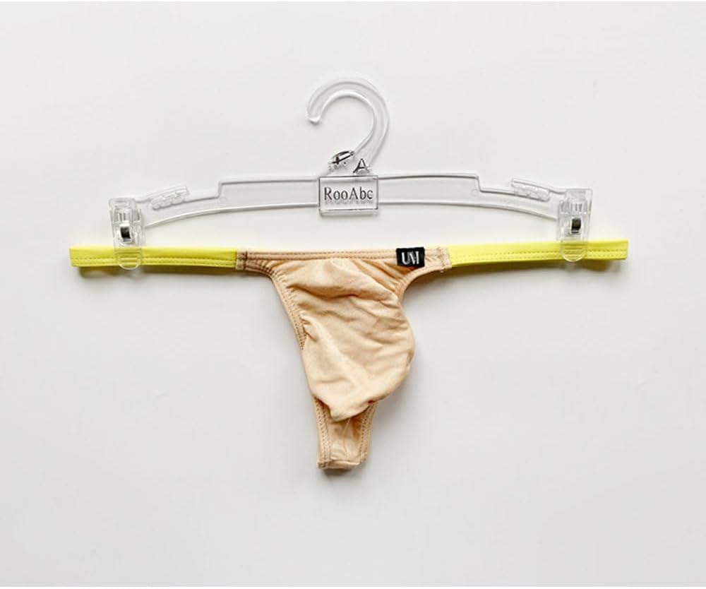 COMLIFE Men's Sexy Low Rise Thong Modal Colorblocking T-Back Briefs
