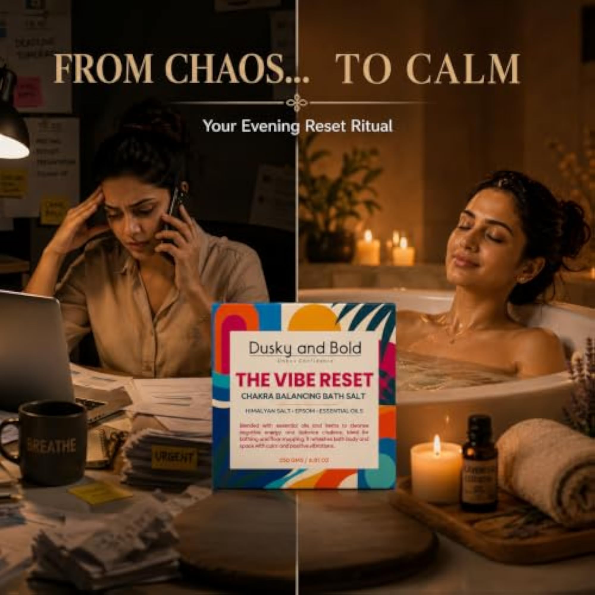 Spiritual Chakra Balancing Bath Salt, Aura Cleansing Soak