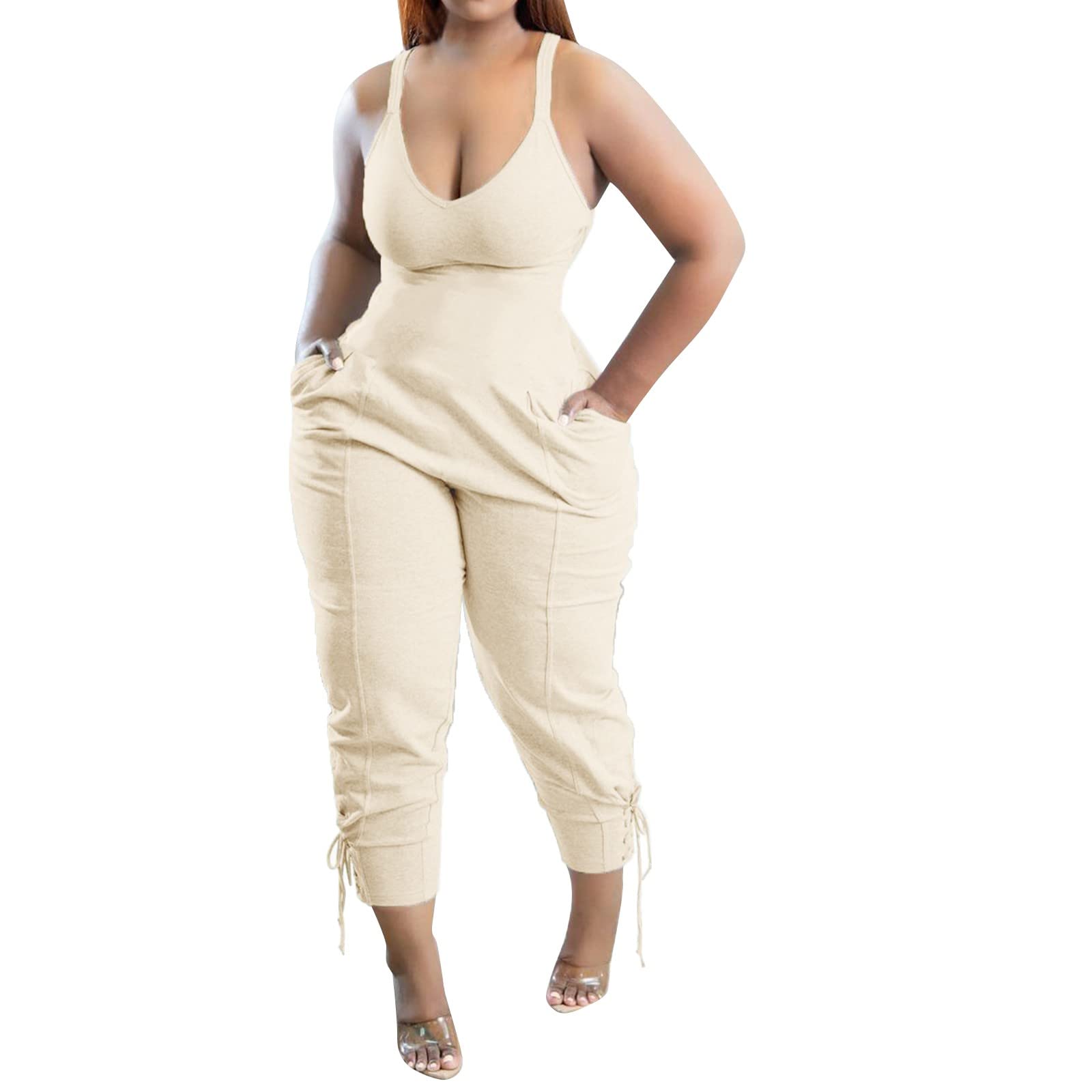 Generic Mono para mujer, informal, con bolsillo sólido, con correa de bolsillo, para correr, elegante