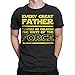 Muggies Men's Father's Day Gift T-Shirt For Dad Every Great Father Teaches His Children The Ways Of The Force. Funny & Unique Birthday, Christmas, Fathers Day Gifts For Men And Husband (2XL)