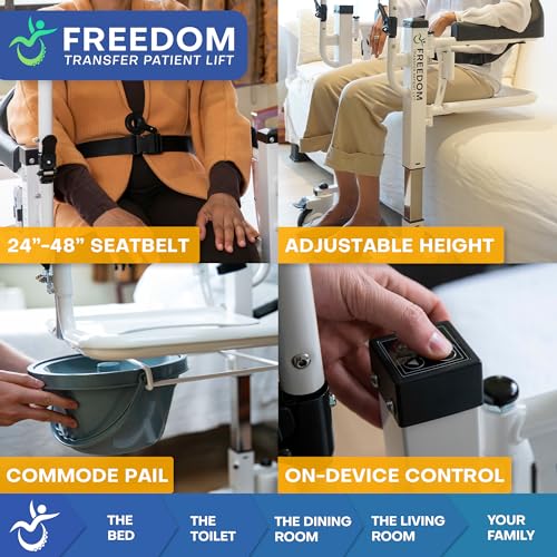 Freedom Transfer Battery Powered Patient Lift by Mobile Patient Lift - Portable Multi-Purpose Patient Lift Alternative for Caregivers, Elderly, or Senior Living - Thumbnail 6