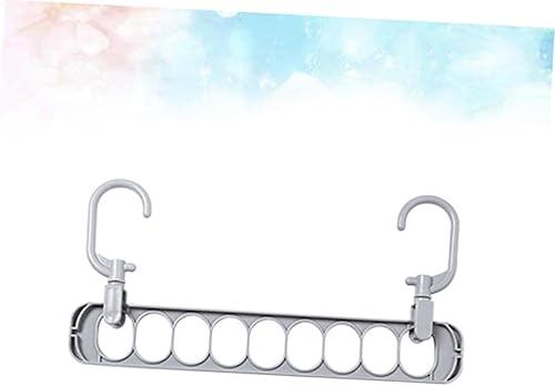 Miniatura 8 de YARNOW 5pcs 9 Shirt Hangers Grey Hangers Cascading Hangers Closet Organizer Closet Hanger Coat Storage Rack Hanger Rack Clothes Hangers Organizer