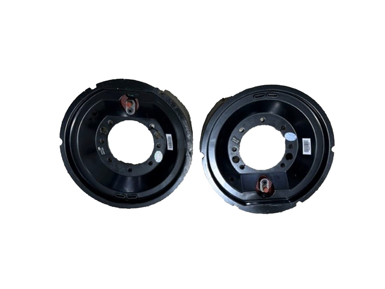 AxleTek 12,000-15,000 lb HD Hydraulic Brake Assembly Set for Dexter & Lippert Axle, 12-1/4'' x 5'', 7-Bolt, 1 Right-Hand & 1 Left-Hand (KB1212H-42/KB1212H-41)