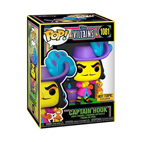 Funko Pop! Disney Villains Pop! Captain Hook #1081 Blacklight Exclusive
