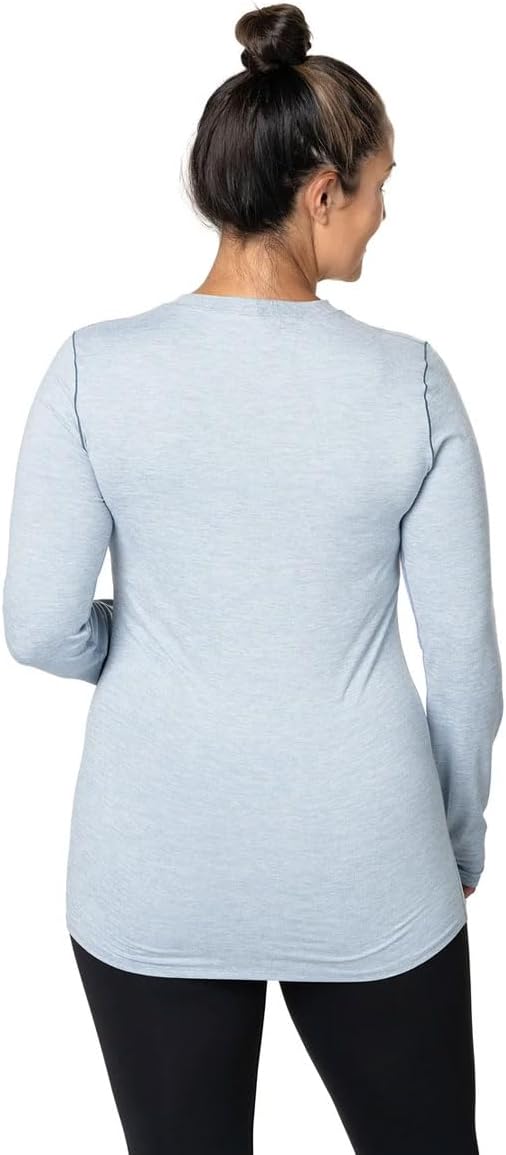 Hot Chillys Women's Clima-Tek Crewneck Midweight Relaxed Fit Base Layer - Image 4