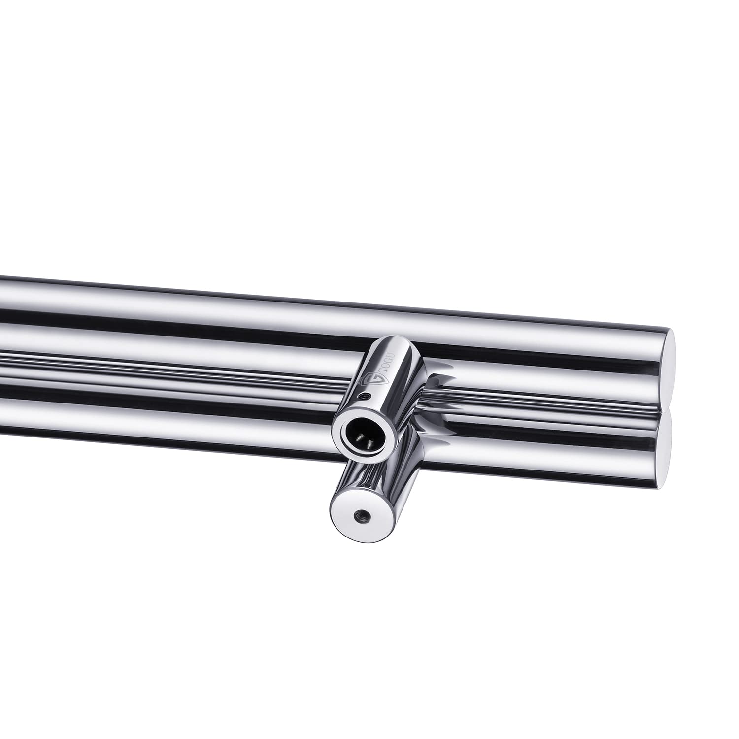 TOGU TG-6012 450 mm / 18 cali SUS 304 uchwyt do drzwi ze stali nierdzewnej / długa klamka do drzwi z solidnymi wspornikami montażowymi, działa jako uchwyty do drzwi przesuwnych/uchwyt drzwi