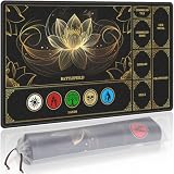 NiHome Lotus Pattern Zone Marked Playmat