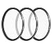 Neewer 58MM 3 Pieces Points Star Lens Filters Kit for Canon EOS Rebel T6i T6 T5i T5 T4i T3i SL1 DSLR Camera, Includes 4 / 6 / 8 Points Star Filter, Made of HD Glass and Aluminum Frame Materia (Black)
