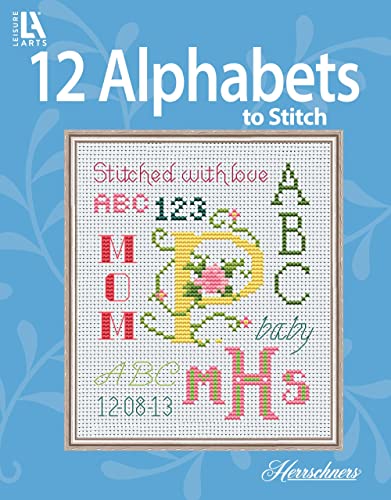 Leisure Arts Alphabets To Stitch Book #TOP1