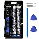 63 in 1 Precision Screwdriver Set with 54 Bit Magnetic Screwdriver Kit Professional Repair Tool Kit for iPhone, Cellphone, Macbook, Xbox, PC, Game Console, Tablet - Perfect Precision Screwdriver Kit
