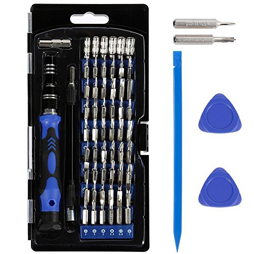 63-in-1 Precision Screwdriver Kit with 54 Bit Magnetic Screwdriver Set - Professional Repair Tool Kit for Phones, Smartphones, Cameras, Laptops - Perfect Gift Set
