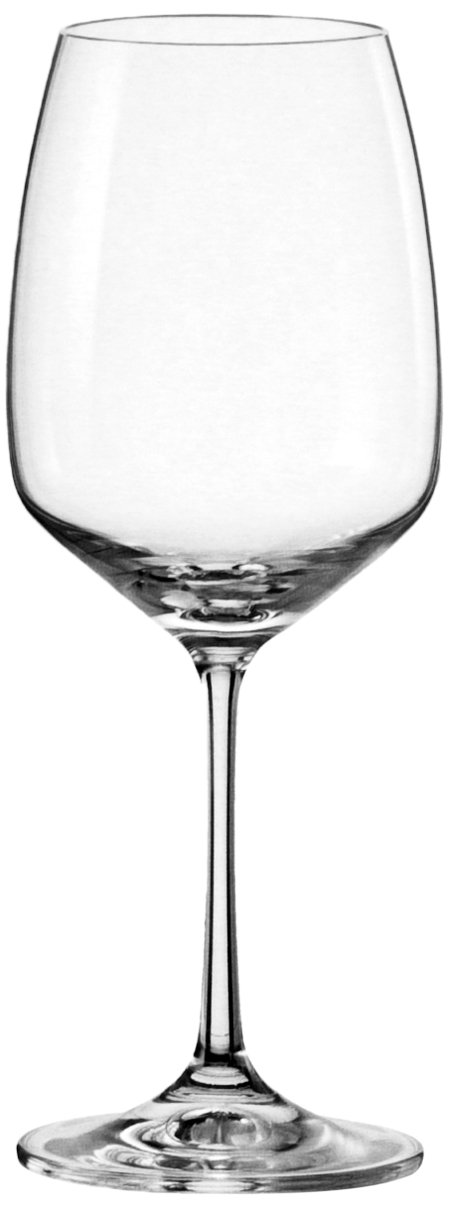 Bohemia Cristal Giselle VAP à Vin Rouge, Verre, Transparent, 6 Pièces