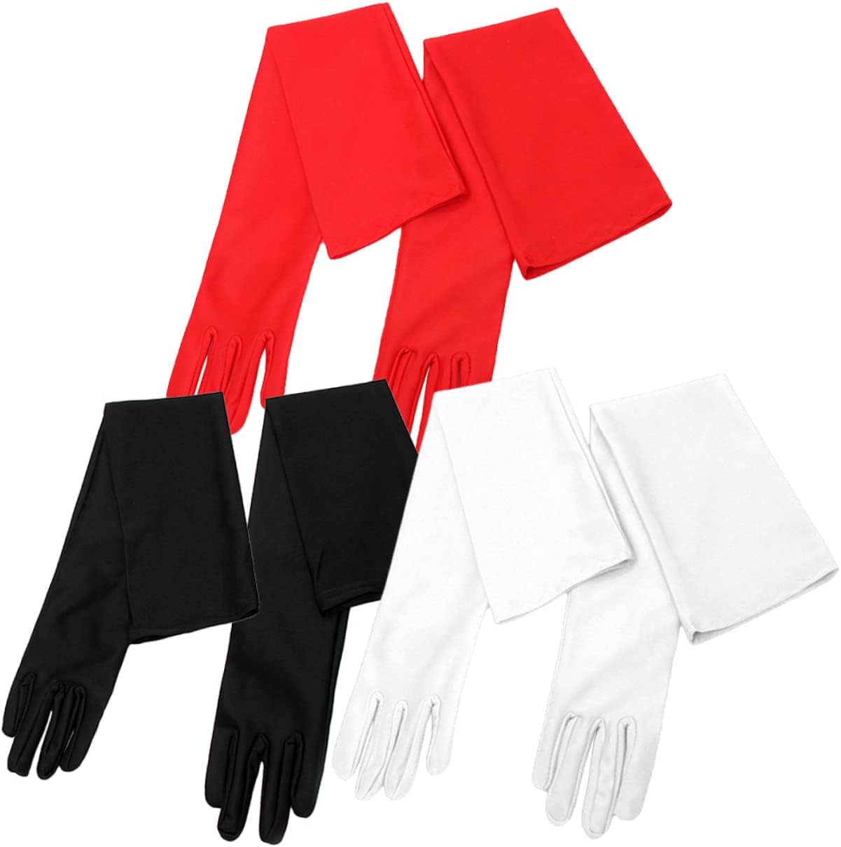 FOMIYES 3pairs Stylish Gloves for Women Elastic Sun Driving Gloves and Comfortable and Easy Occasion