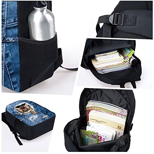 xixirimido Kinder-Schulrucksack für Jungen und Mädchen, Schulterrucksack, Tagesrucksack, Hund Yorkshire Terrier, Einheitsgröße, Lässiger Tagesrucksack