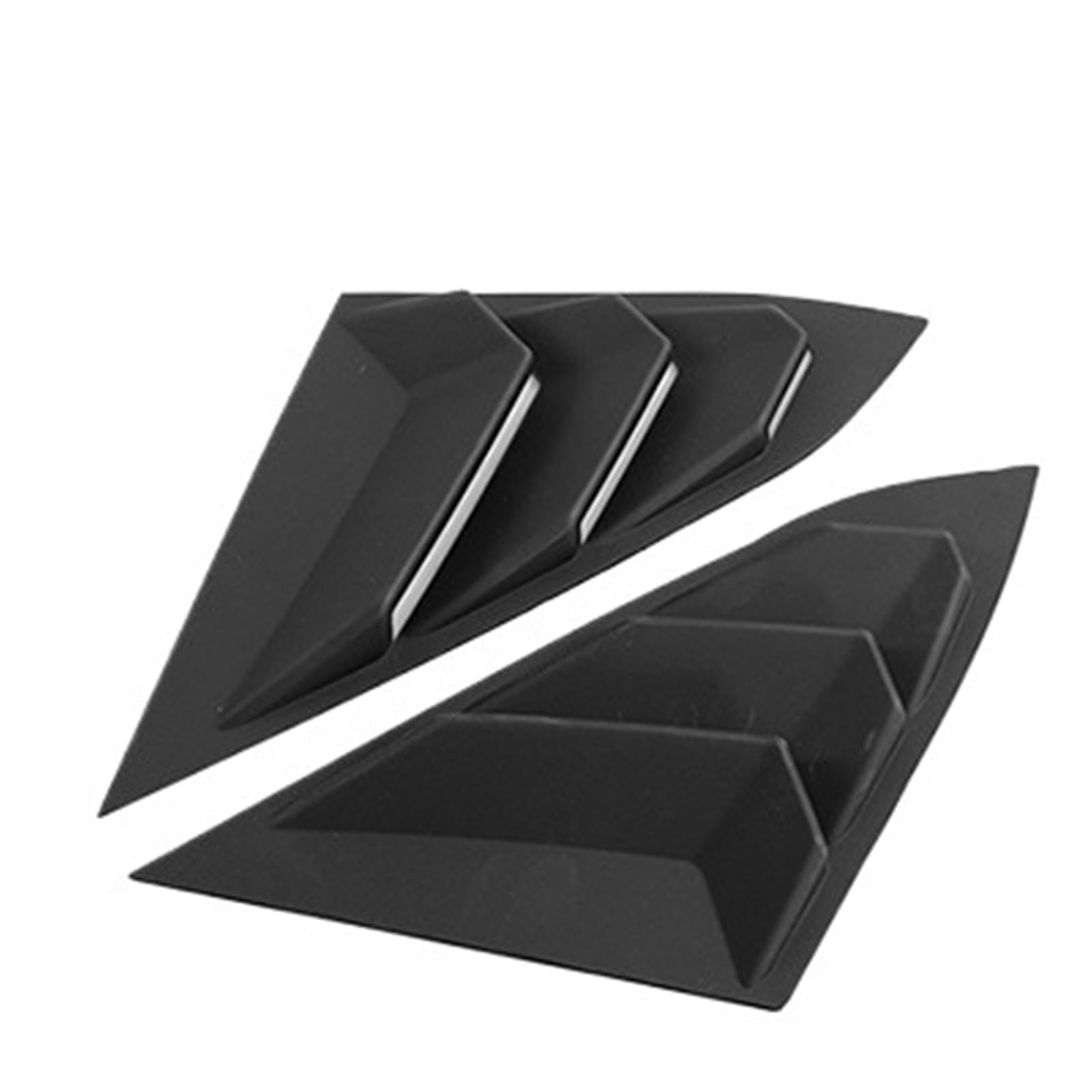 Volet fenetre arriere Civic 10 en ABS noir pour vitres triangulaires 2016-2020