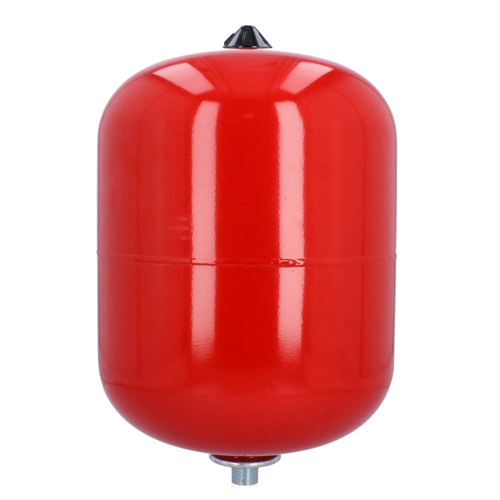 Membrana de expansión de calefacción, 18 L, recipiente de expansión de presión, depósito de compensación de sobrepresión, válvula de calefacción central, depósito de expansión, 5 bares de