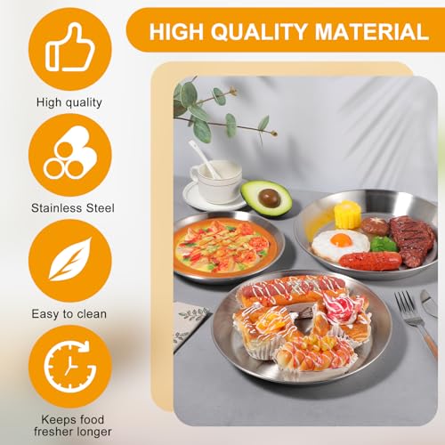Tobeelec AM554057_1_DB4YJ9WJ 3 Pcs Stainless Steel Pie Pan Set thumb #1
