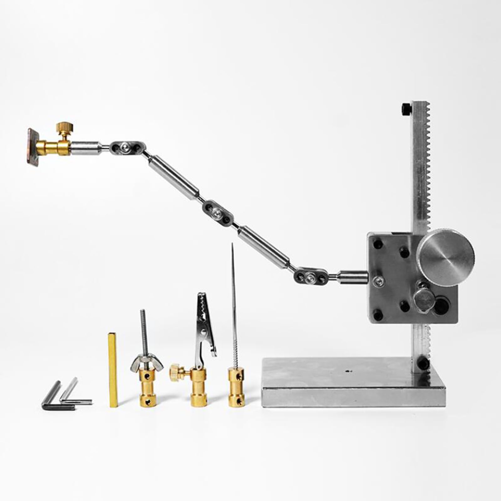 JYSWDZ Stop Motion Armature Kits, Stainless Steel Armature Rigging System To Hold Light Puppet, Support Your Character's Movement, with 5 Connectors, Arm Length: 25cm