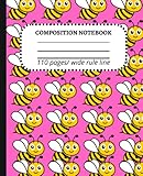 Cute Composition Notebook: Smiley Faces Aesthetic Preppy Notebook | Cute Composition Notebooks For Teen Girls | aesthetic composition notebook
