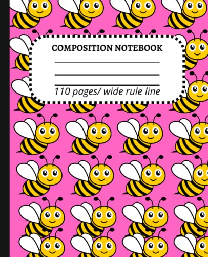 Cute Composition Notebook: Smiley Faces Aesthetic Preppy Notebook | Cute Composition Notebooks For Teen Girls | aesthetic composition notebook